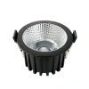 Black honeycomb texture embedded LED downlight ceiling light anti-glare energy-saving lighting fixture Specification image